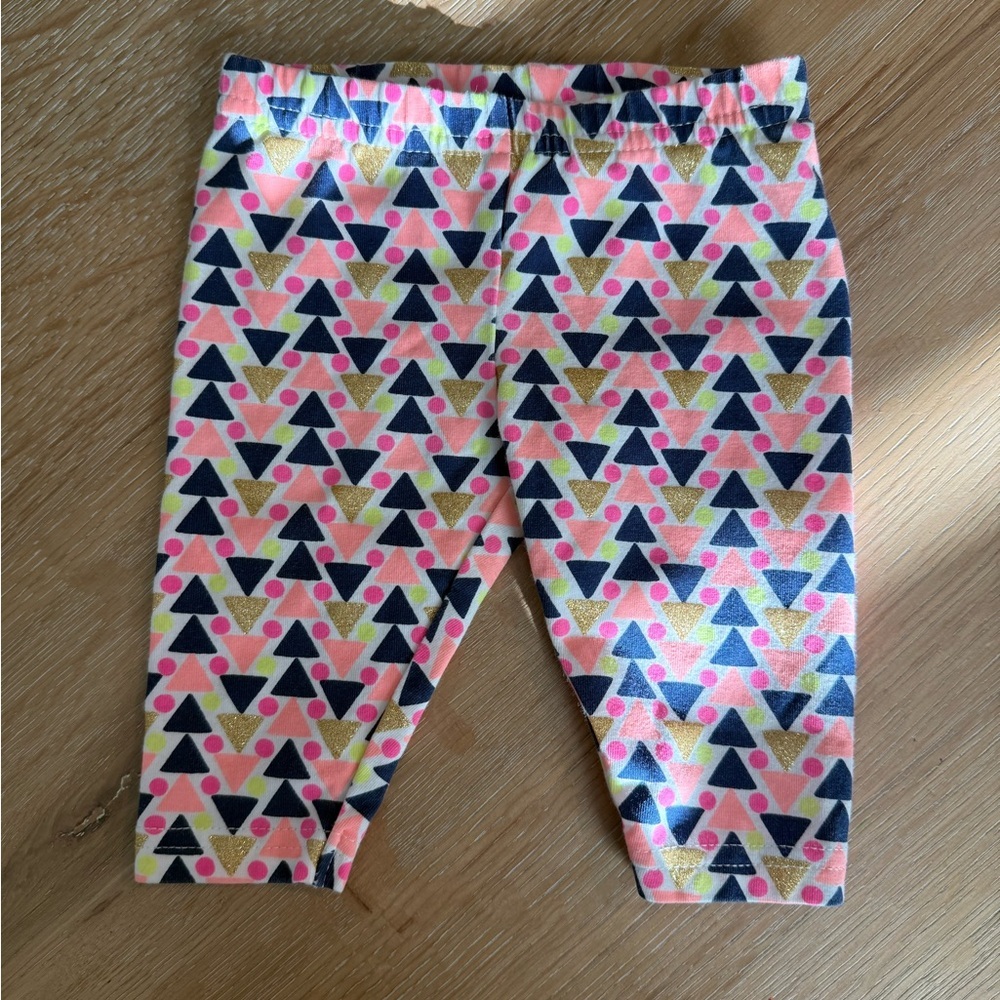 Baby Girl 6 Month Bundle – Jumpsuit, Sleeper & 2 Pants | Cute Prints - Picture 4 of 9